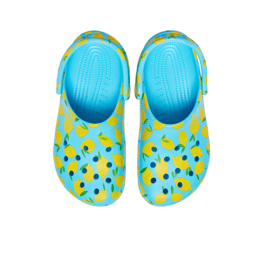 CROCS Classic Fresh Fruits Clog Unisex Lifestyle Shoes - Blue - US M4/W6