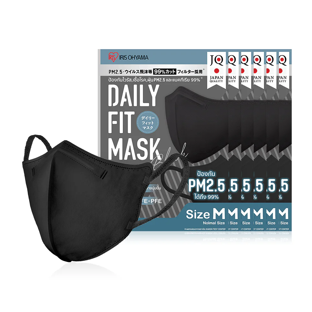 Маска IRIS OHYAMA Disposable Face Daily Fit Size M [5 шт x 6 Sachets]