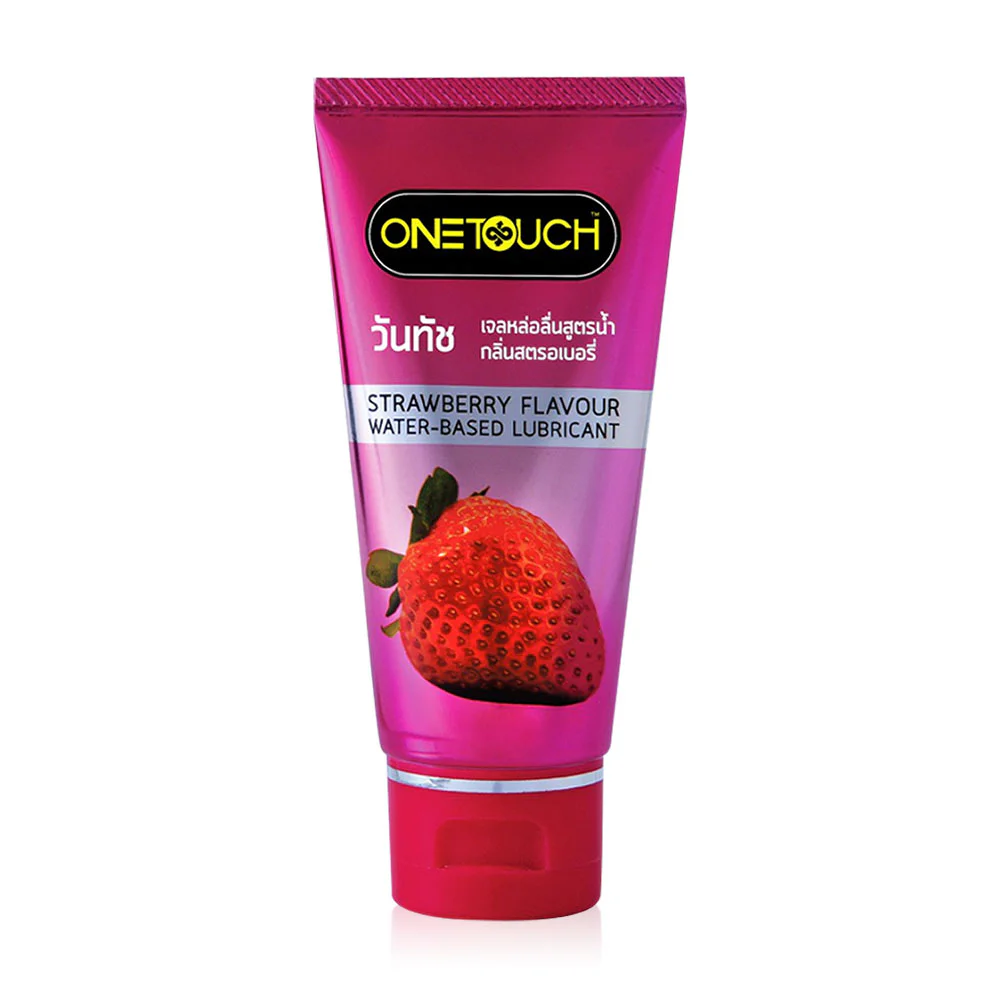 Onetouch Strawberry Flavour Water-Base Lubricant 75 мл
