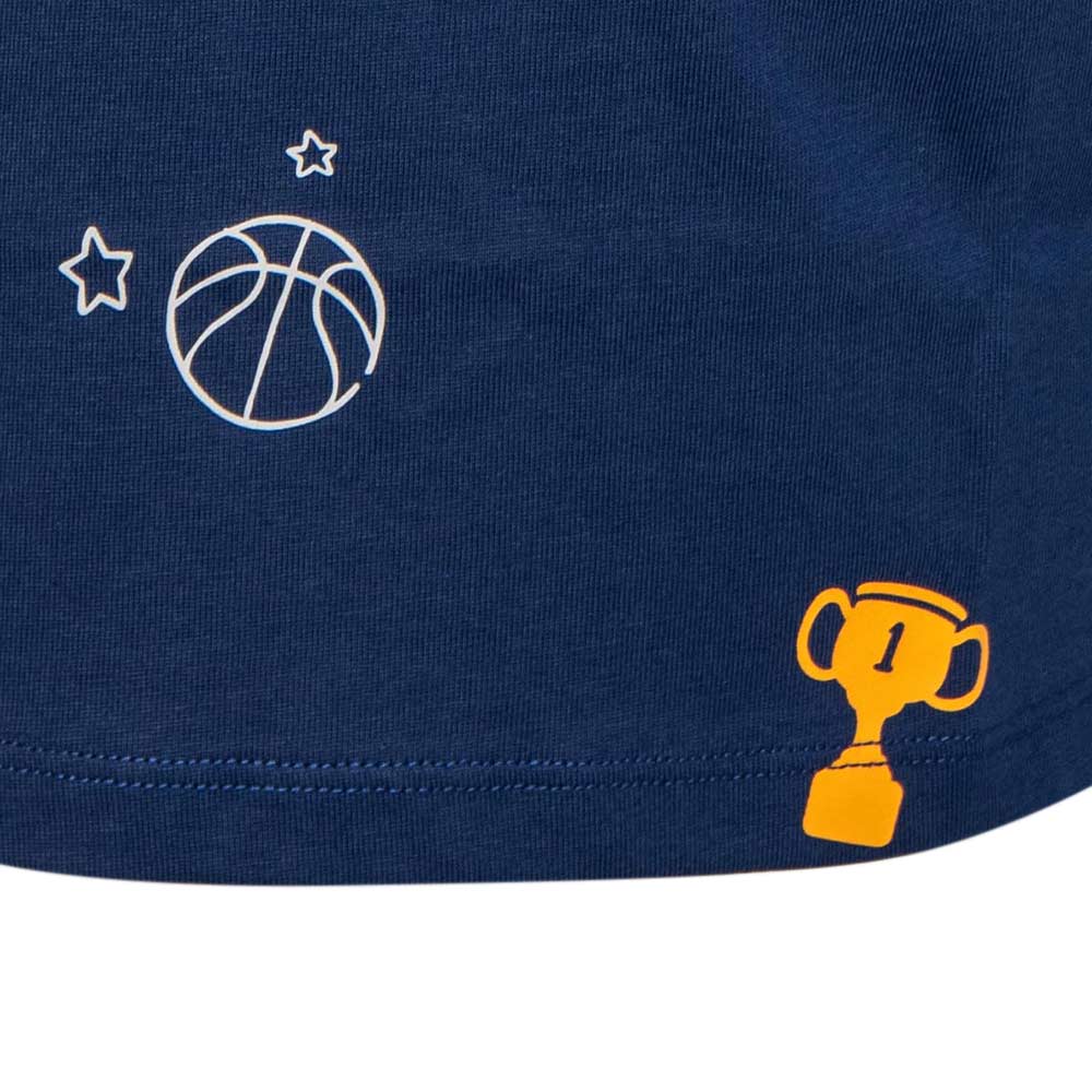 SKECHERS Basketball Culture Kids T-Shirt - Blue - L (US SIZE)