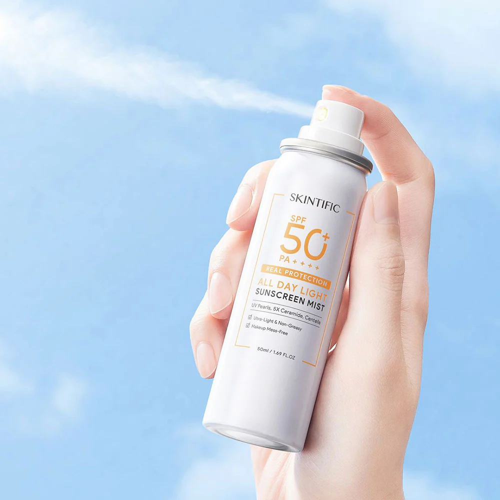 Солнцезащитное средство SKINTIFIC All Day Light Mist SPF50 PA++++ 120 мл