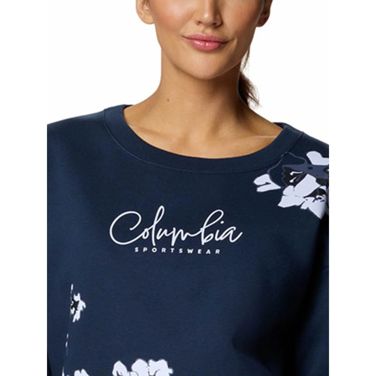 COLUMBIA Meridian Creek™ Crew Women's Sweatshirt - Blue - L (US SIZE)