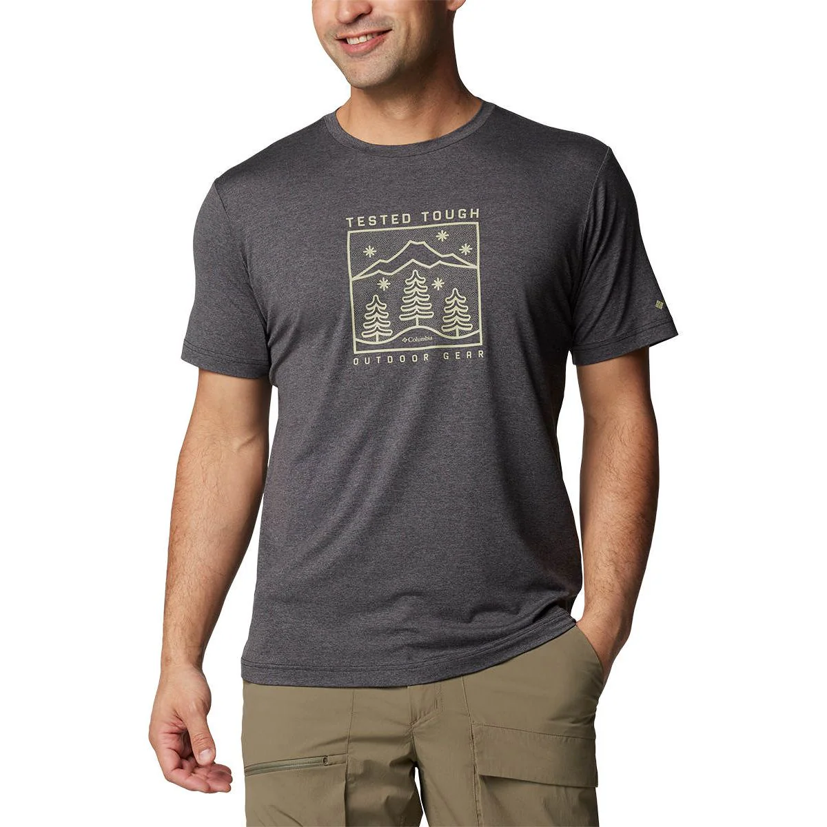 COLUMBIA Kwick Hike™ Technical Men's T-Shirt - Black - 2XL (US SIZE)