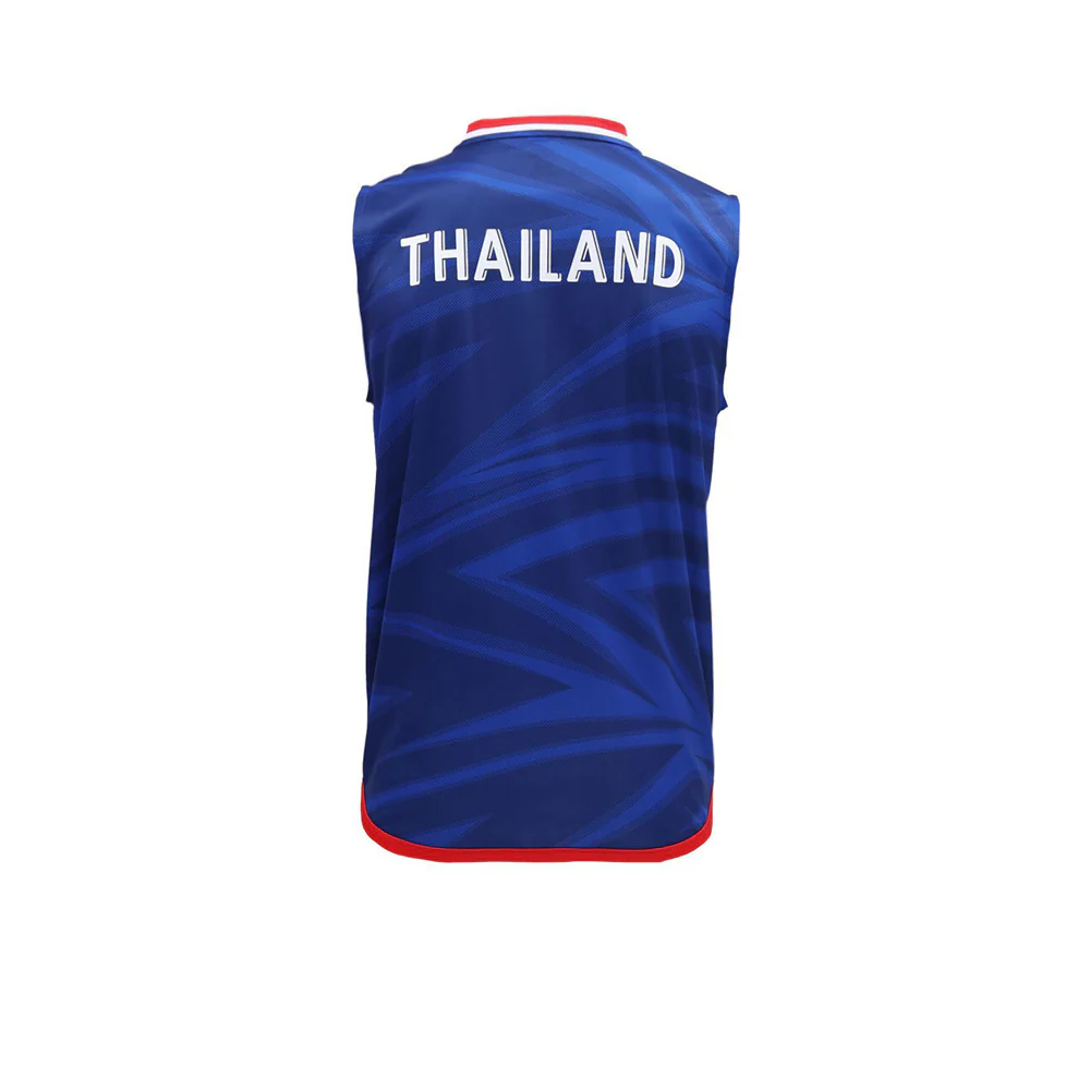 GRAND SPORT Men's Thai National Team Sea Games 2025 Badminton Jersey - Blue - 2XL (ASIAN SIZE)