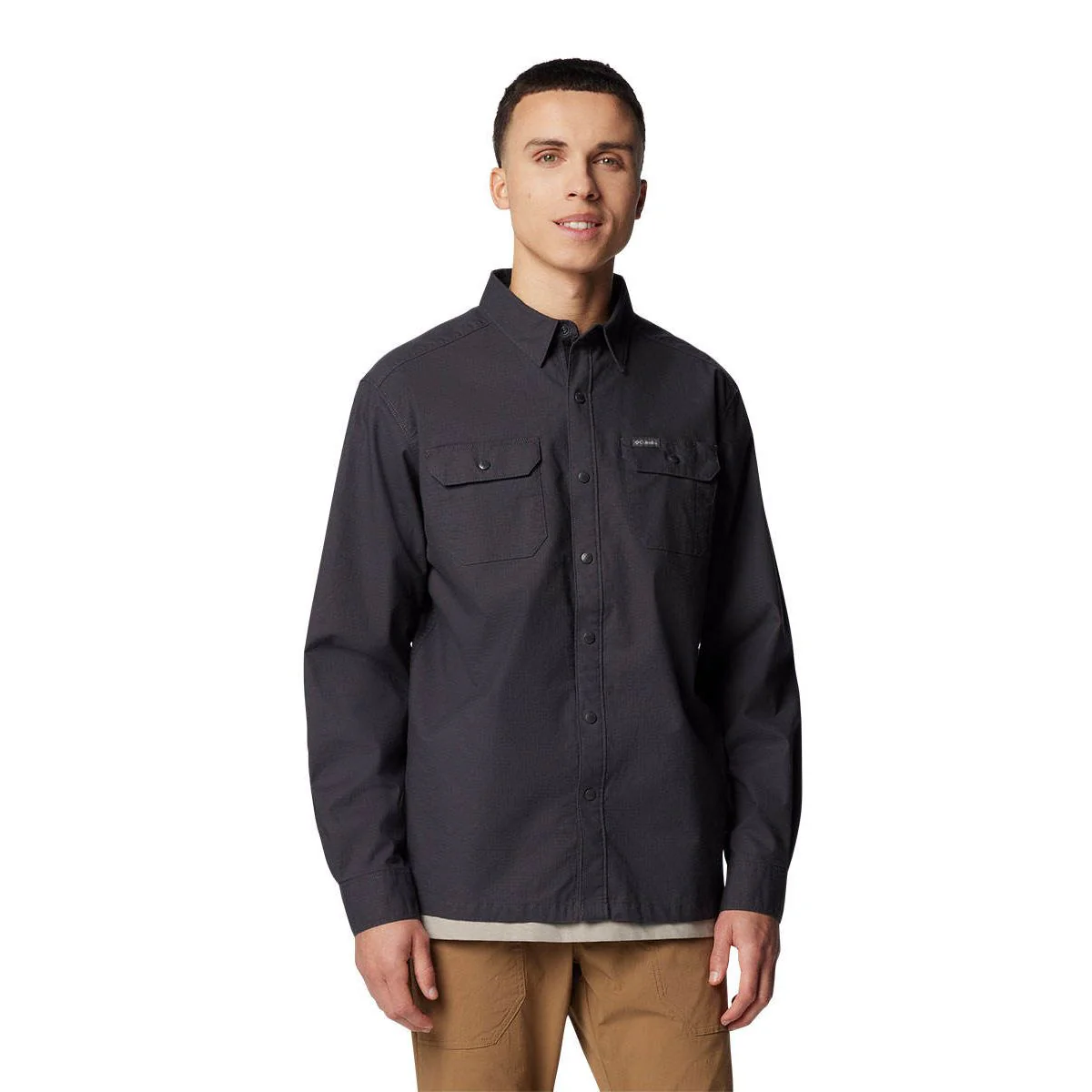COLUMBIA Landroamer™ Lined Men's Shirt - Black - 2XL (US SIZE)