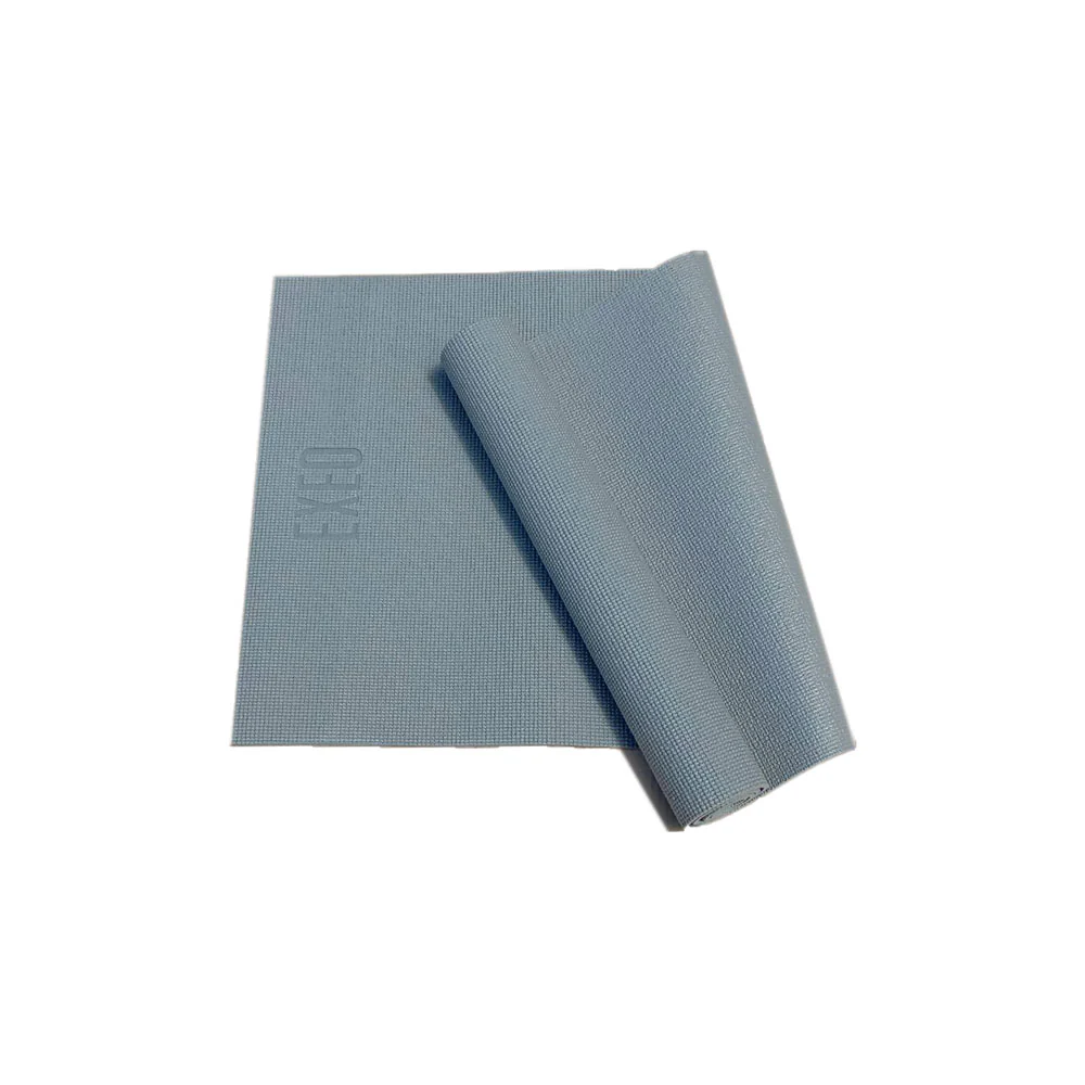 EXEO แผ่นรองออกกำลังกาย / เสื่อโยคะ PVC AB8004  6 mm. สีเทา - Grey - ONE SIZE