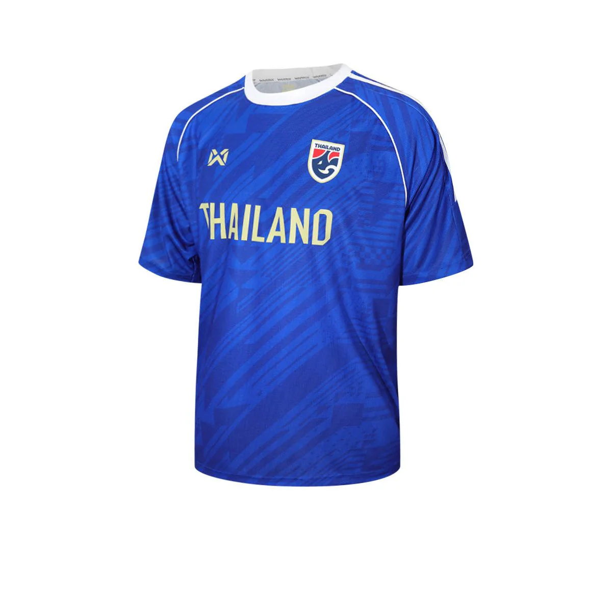 WARRIX Lifestyle Oversize Unisex Football T-Shirt - Blue - L (US SIZE)