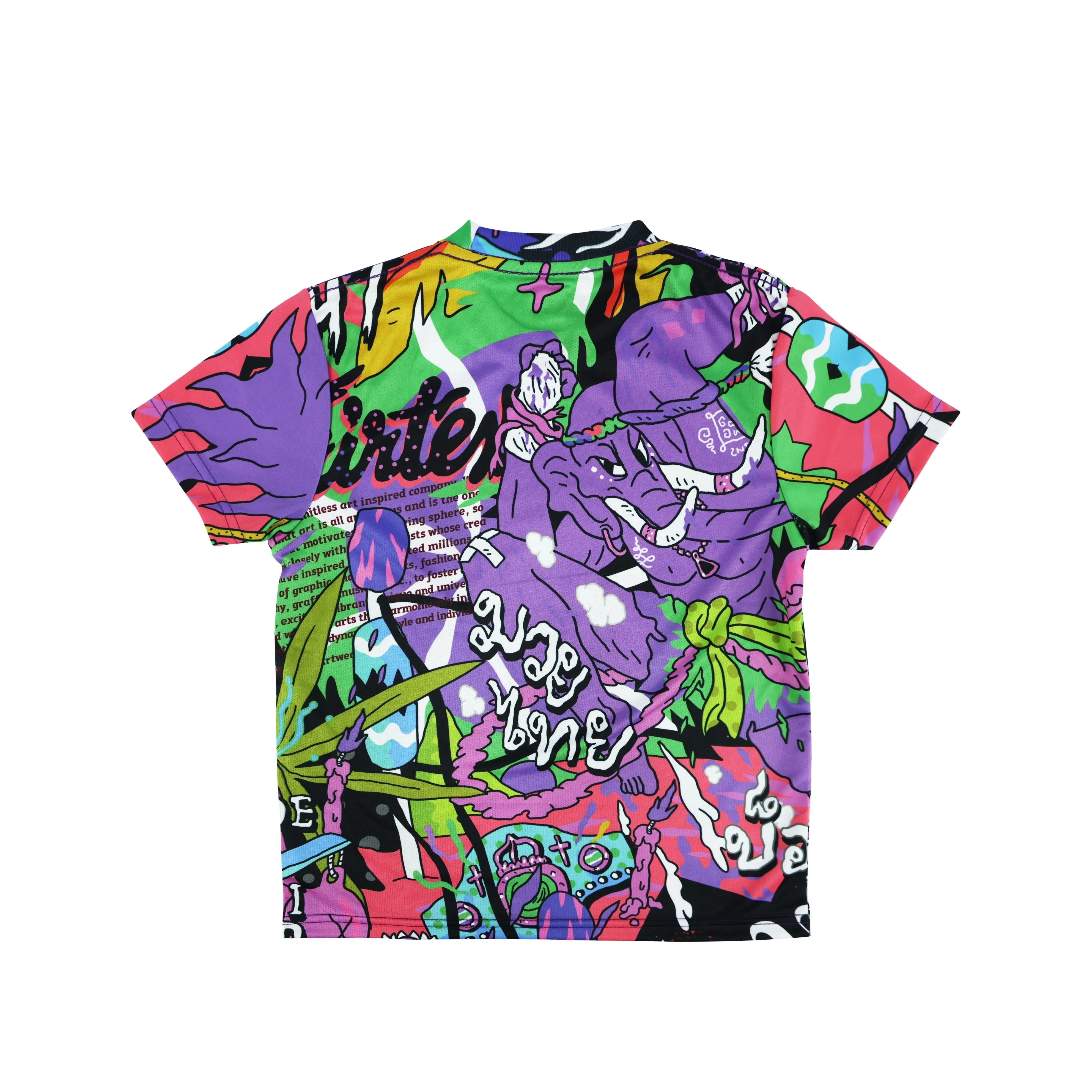 Fairtex Muay Thai URFACE Kids T-Shirts - TSTK05 - Purple - Purple - 10-12 yrs