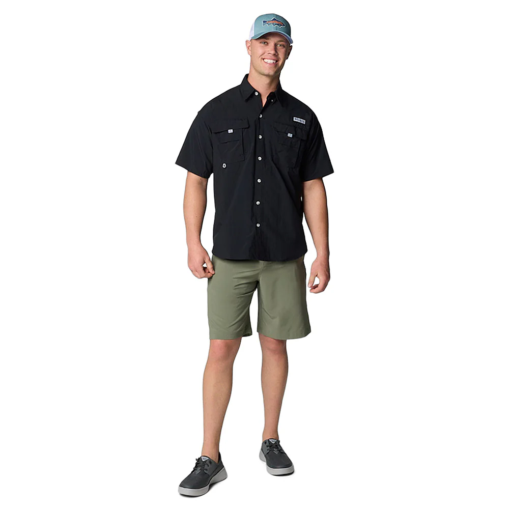 COLUMBIA PFG Bahama™ II Short Sleeve Men's Fishing Shirt - Black - 2XL (US SIZE)