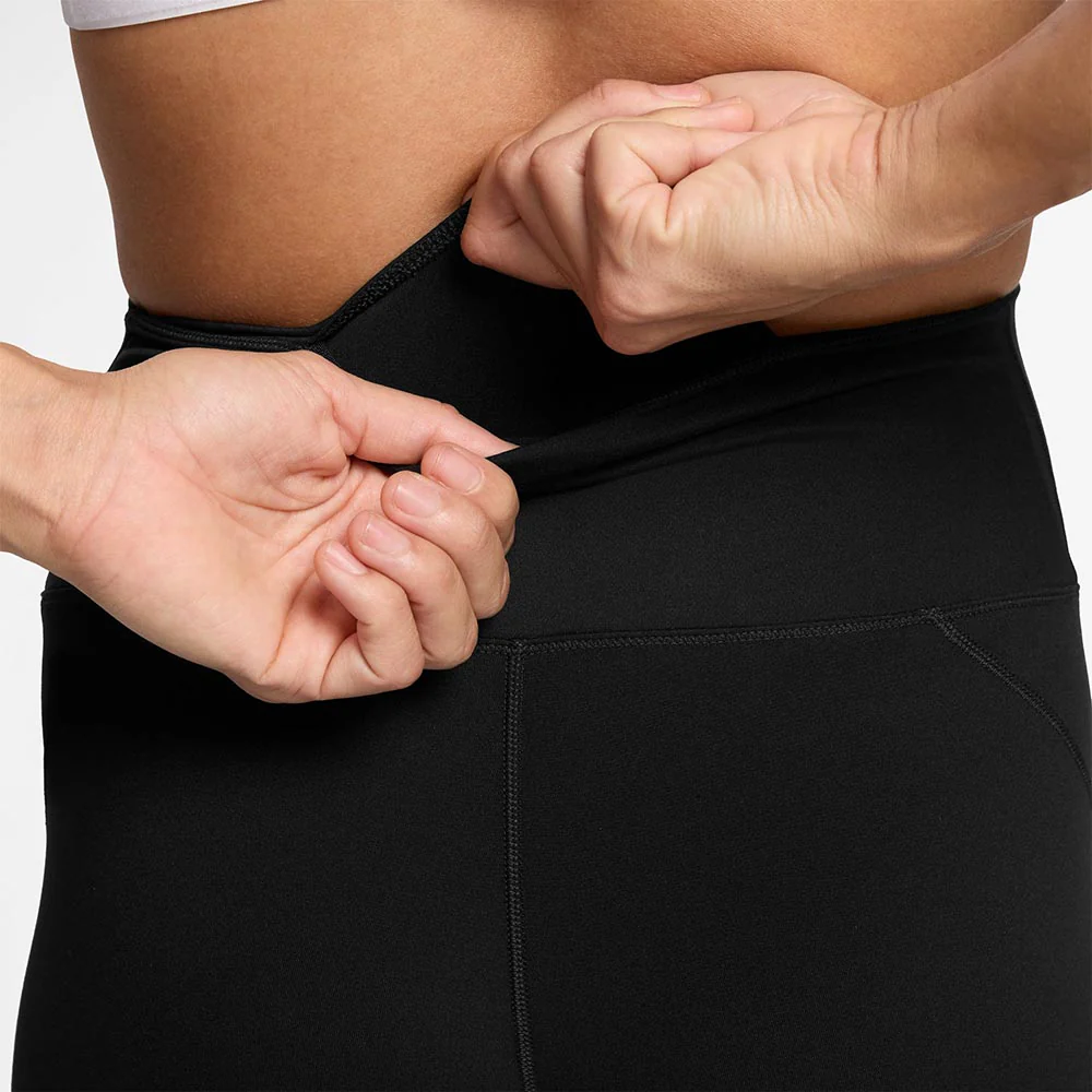 NIKE One High-Waisted 7/8 Women's Training Leggings - Black - L (US SIZE)