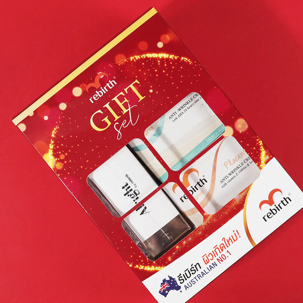 Rebirth Placenta & Emu Anti-Wrinkle Set [100ml × 2pcs] [Free Alright Super Whitening Soap 70g]