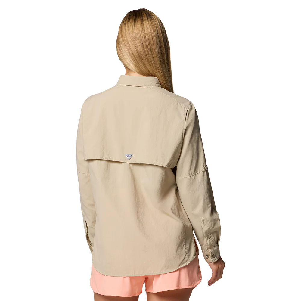 COLUMBIA PFG Bahama™ II Long Sleeve Women's Fishing Shirt - Beige - L (US SIZE)