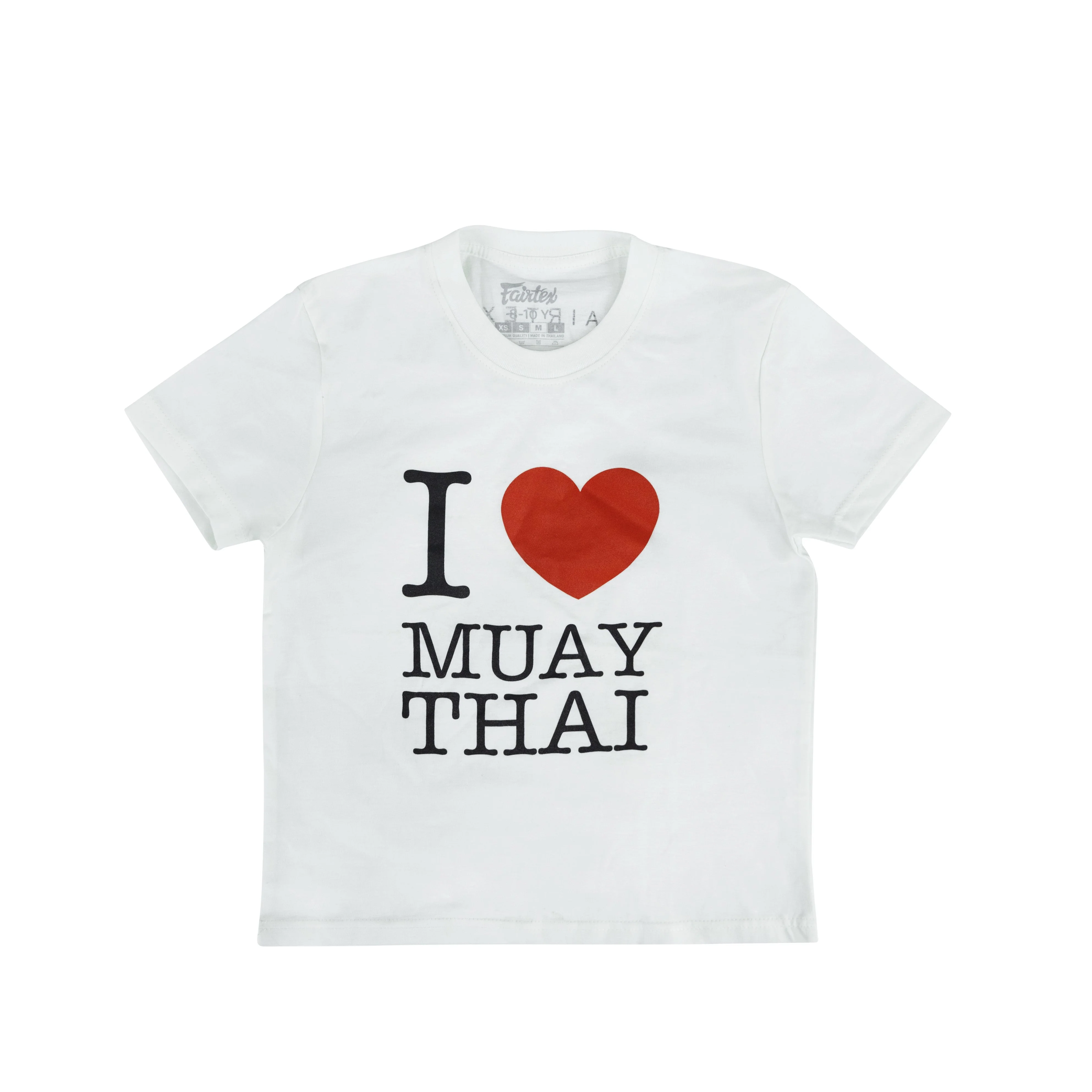 Fairtex Kids T-Shirts - TSTK12 - White - White - 10-12 yrs