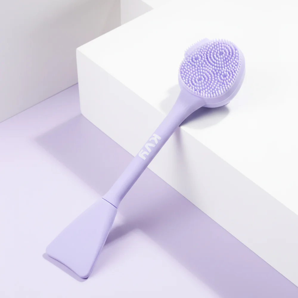 KVY Facial Cleansing Brush & Mask Applicator Fan Shape