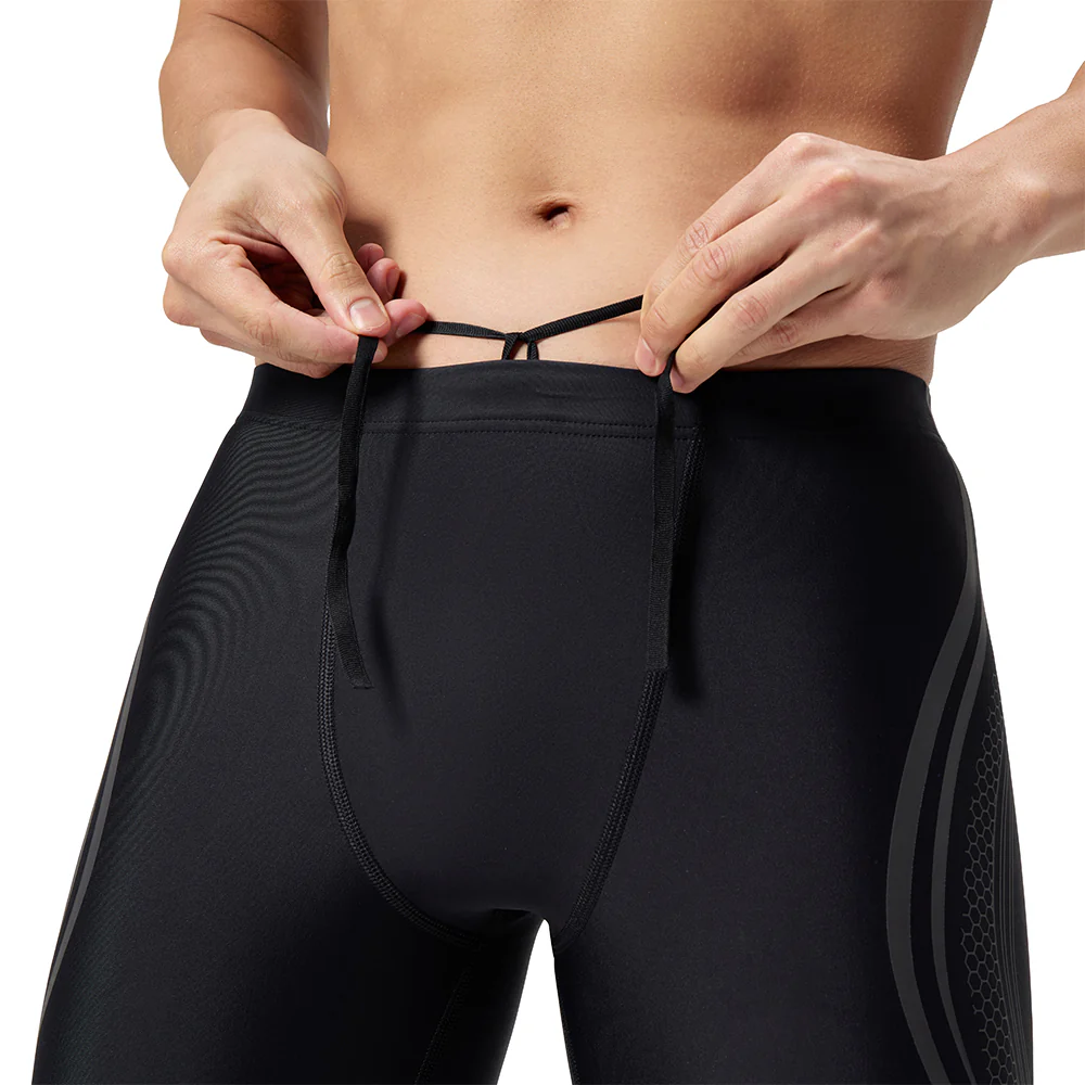 SPEEDO Printed Movement Jammer Men's Swim Shorts - Black - 30 INCHES