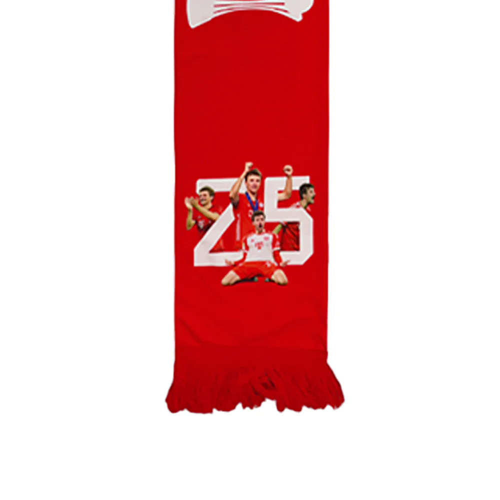 FC BAYERN MUNCHEN Thomas Muller Scarf - Red - ONE SIZE