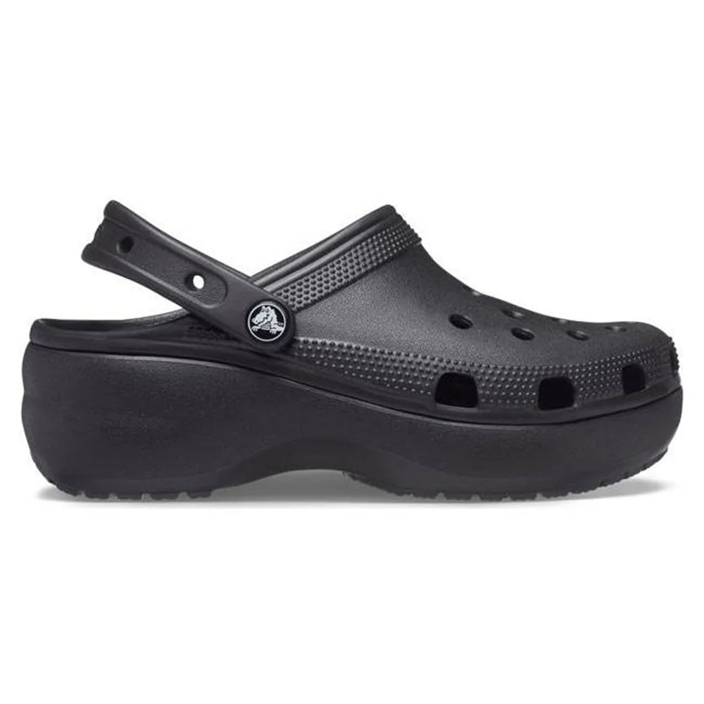 CROCS Classic Platform Clog Women's Lifestyle Shoes - Black - US W10