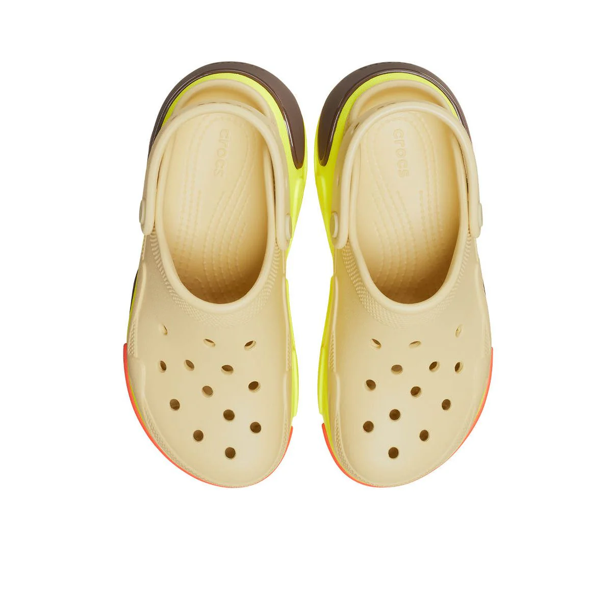 CROCS Bubble Crush Clog Unisex Lifestyle Shoes - Beige - US M4/W6