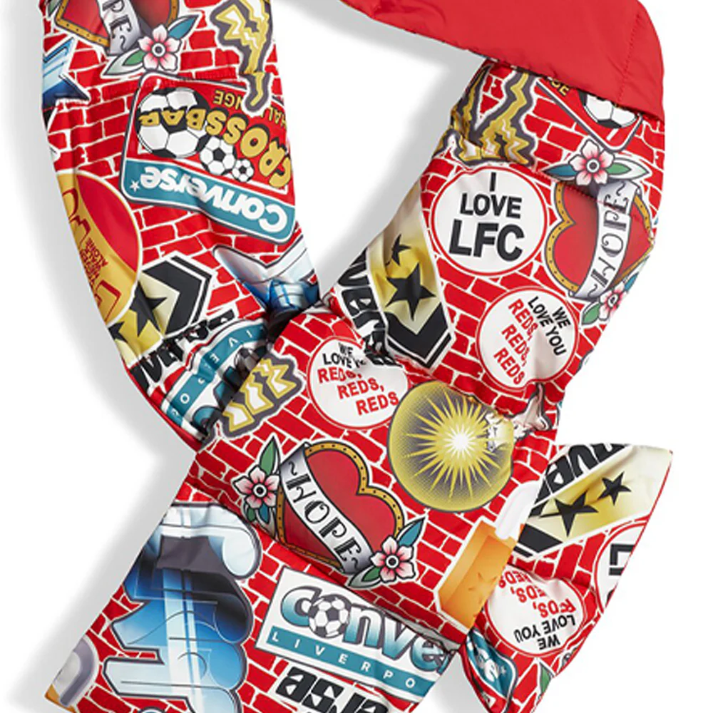 LFC X Converse Red Unisex Scarf - Red - ONE SIZE