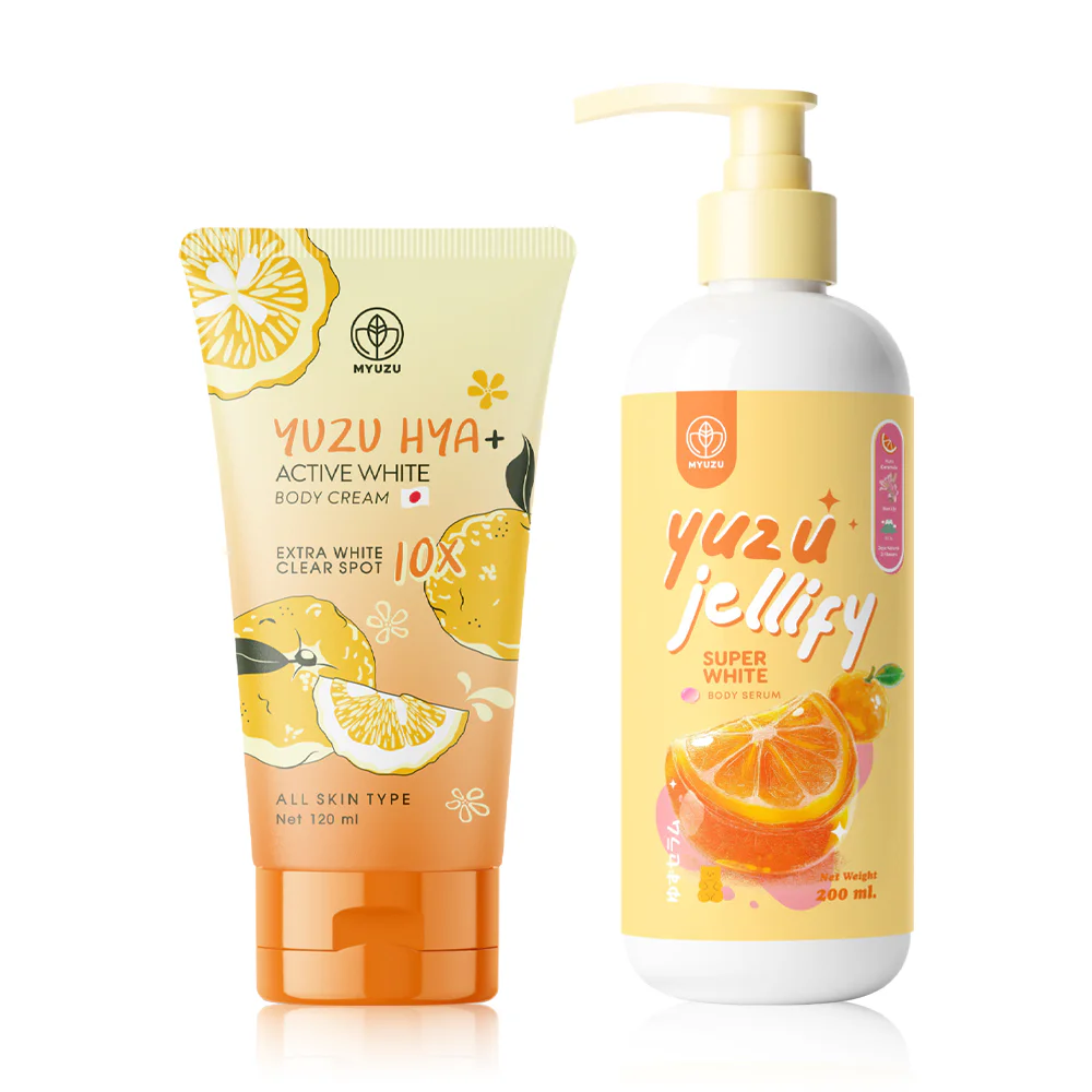 Сыворотка Myuzu Set 2 Item Yuzu Hya Active White Body Cream 120 мл + Jellify Super White Body 200 мл