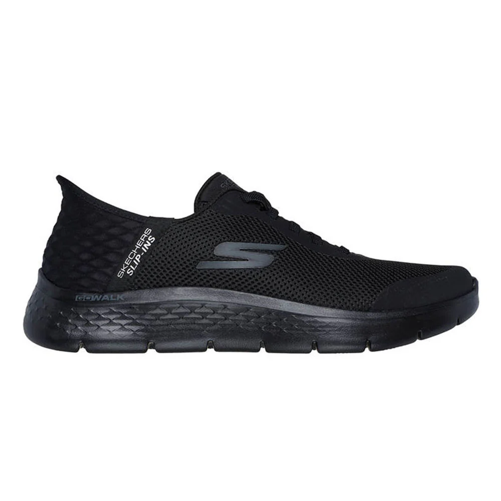 SKECHERS Hands Free Slip-ins® GO WALK® Flex - Hands Up Men's Training Shoes - Black - US 10
