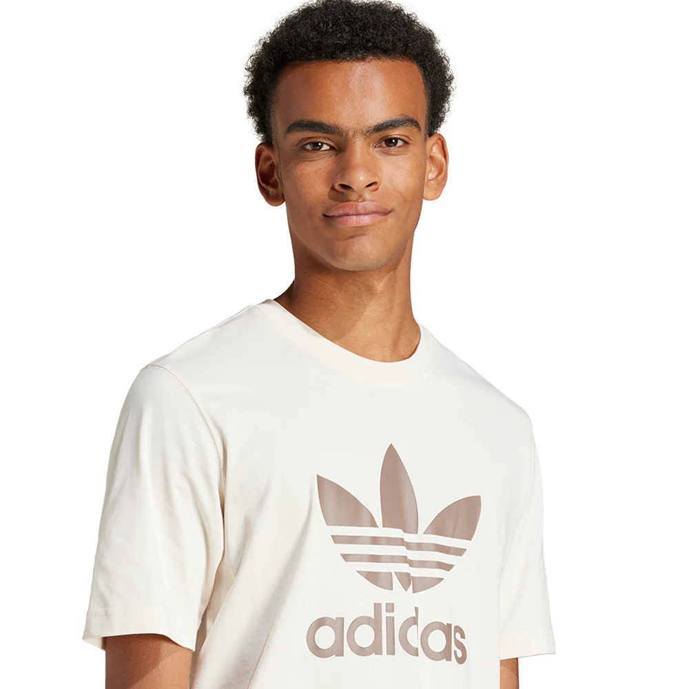 ADIDAS ORIGINALS Adicolor Trefoil Men's T-Shirt - Beige - 2XL (ASIAN SIZE)