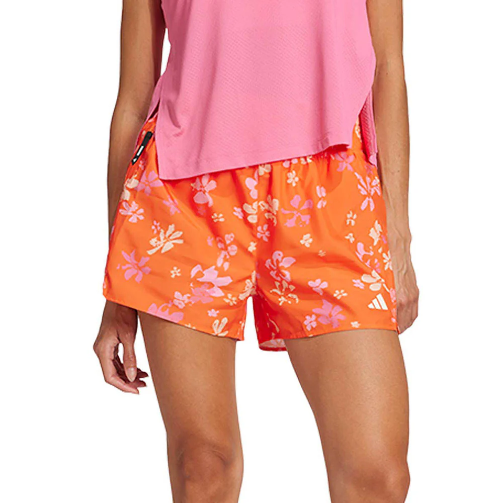 ADIDAS Own the Run CLIMACOOL High Rise Floral Women's Running Shorts