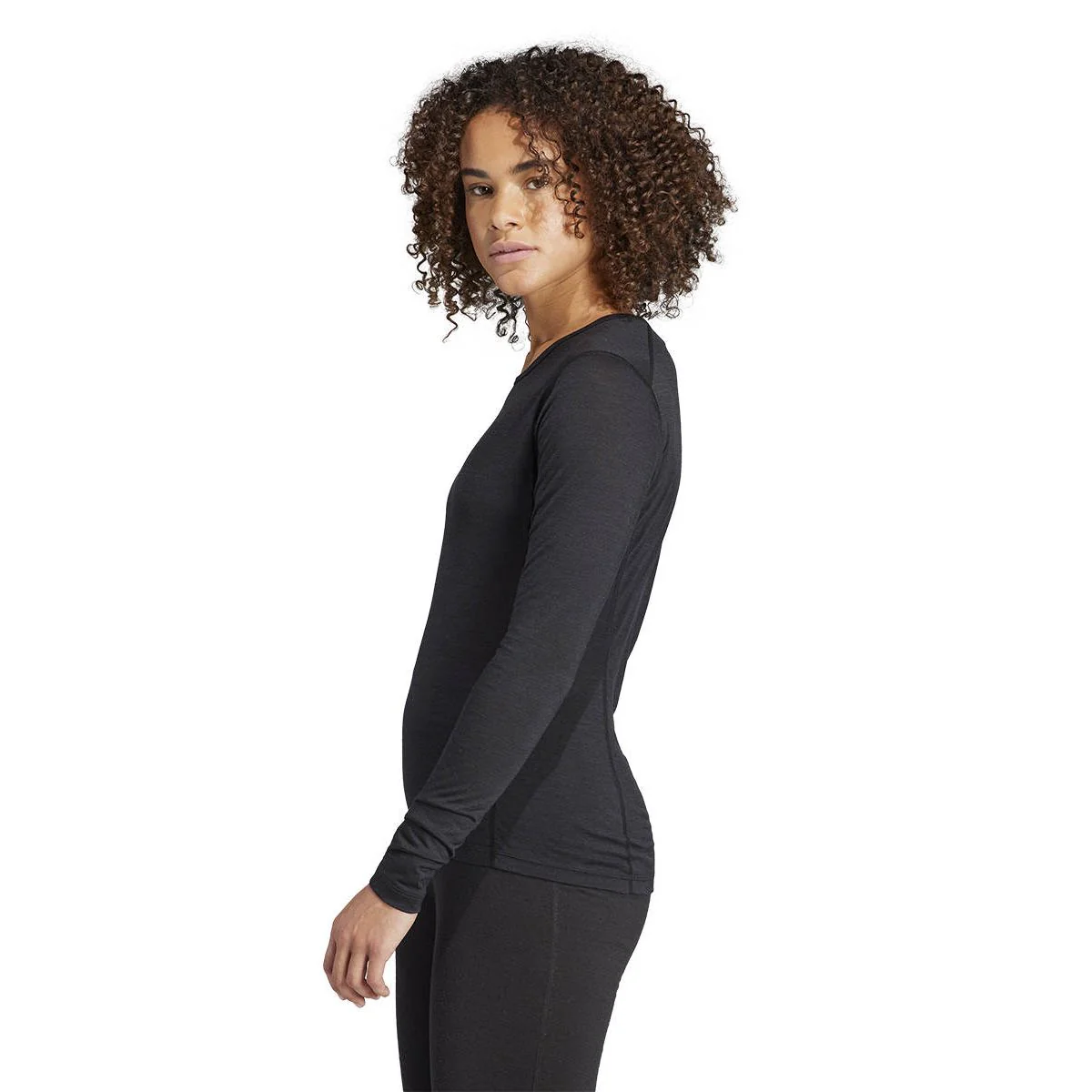 ADIDAS Xperior Merino 150 Long Sleeve Women's Baselayer - Black - L (UK SIZE)