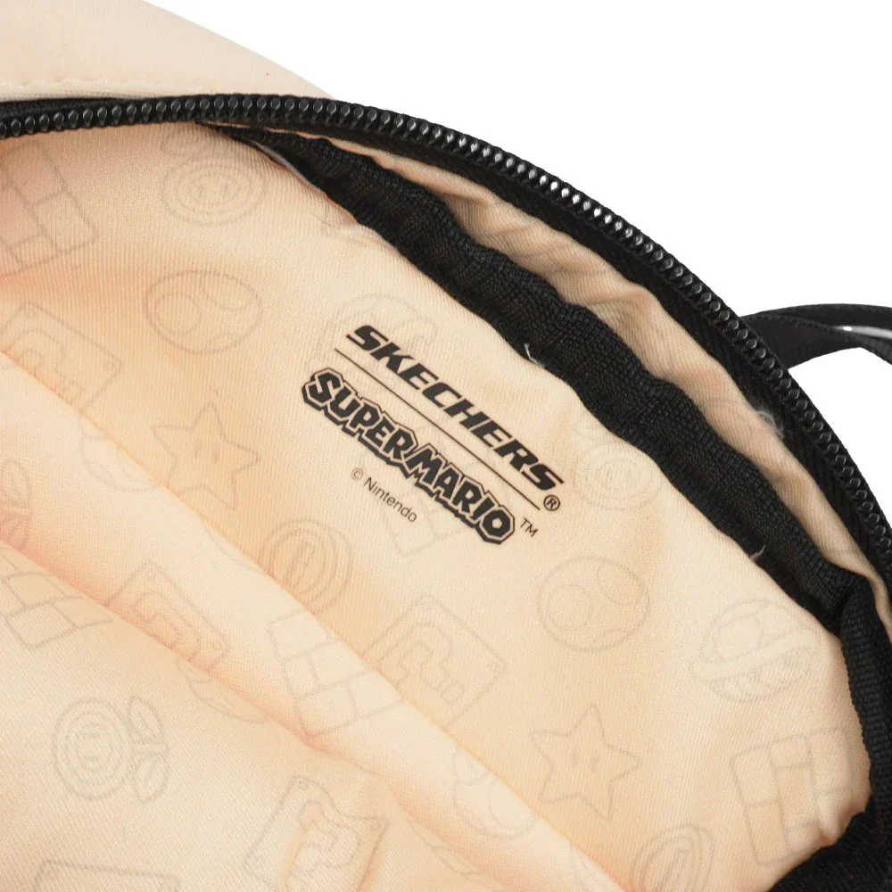 SKECHERS Nintendo Super Mario Mini Unisex Crossbody Bag - Cream - ONE SIZE