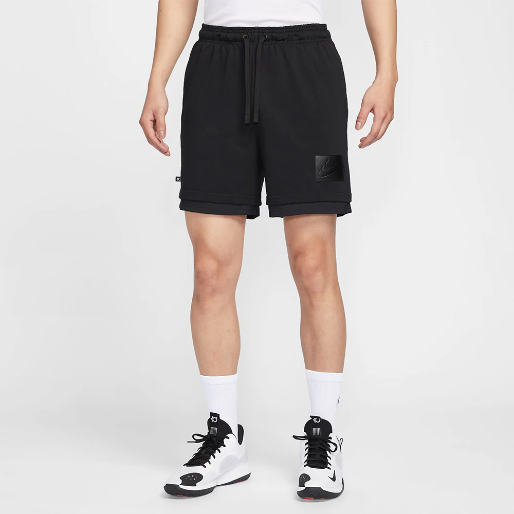 NIKE Kevin Durant 6" Dri-FIT Men's Basketball Shorts - Black - L (US SIZE)