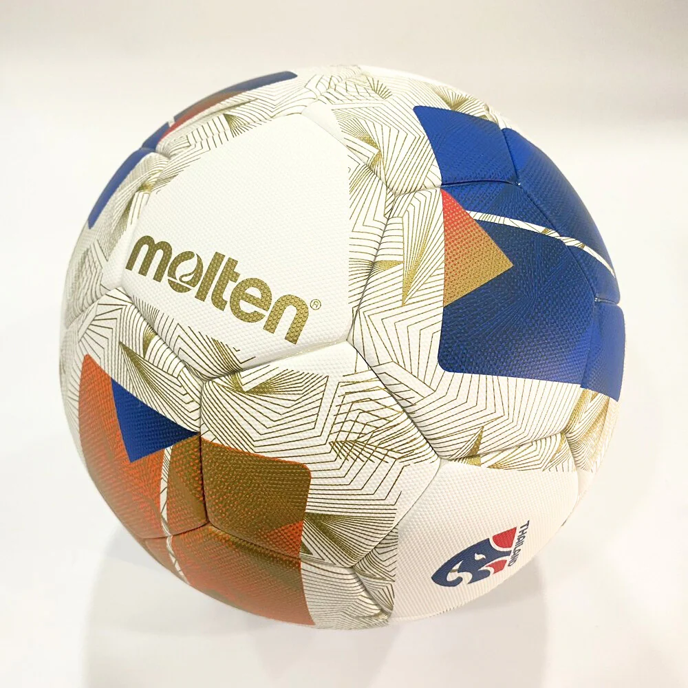MOLTEN ฟุตบอล F5N5000-TH ลูกบอล หนัง PU ชนิดพิเศษ เบอร์5 รุ่นแข่งขัน คิงส์คัพ - Multi color - Football size 5