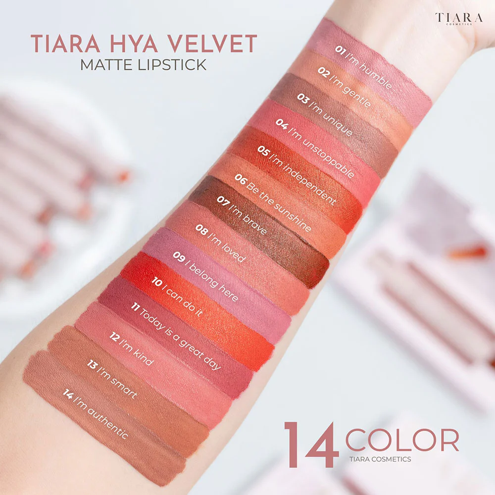 TIARA BEAUTY Hya Velvet Matte Lipstick 3g