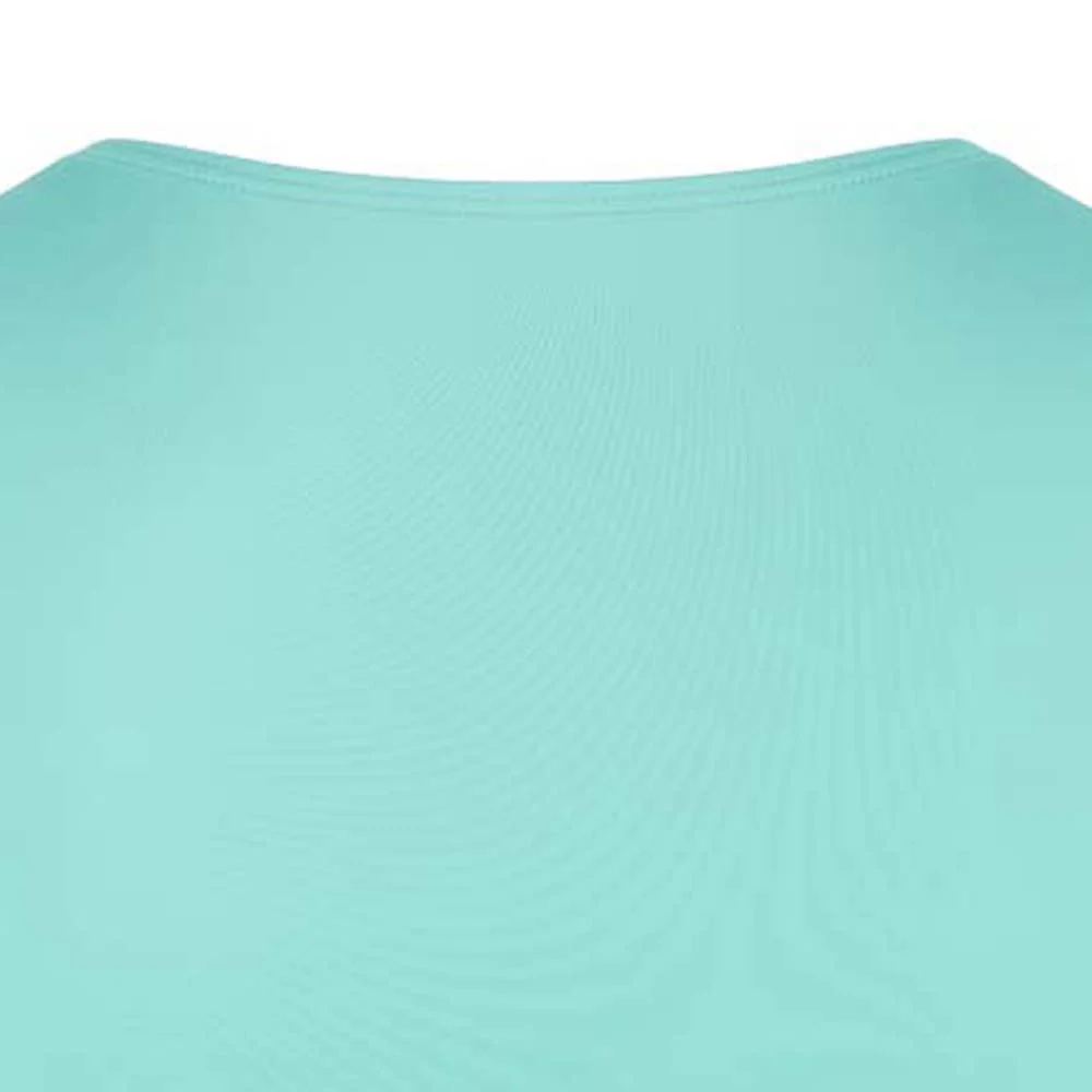 SPEEDO Colorblock Crop Top Women's Bikini Top - Blue - 32 INCHES