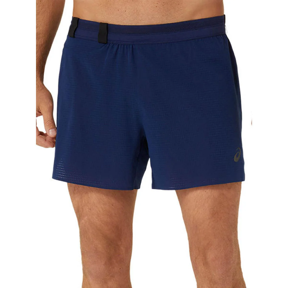 Мужские беговые шорты Asics Metarun 5In — цвет синий, размер L (американский размер)