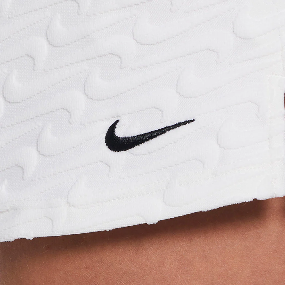 Женские шорты Nike Swoosh Link Terry Cover-Up Swim — цвет белый, размер L (американский размер)