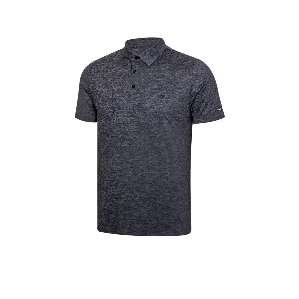 9NINE N22GOPOM01 Men's Golf Polo Shirt - Black - 2XL (US SIZE)