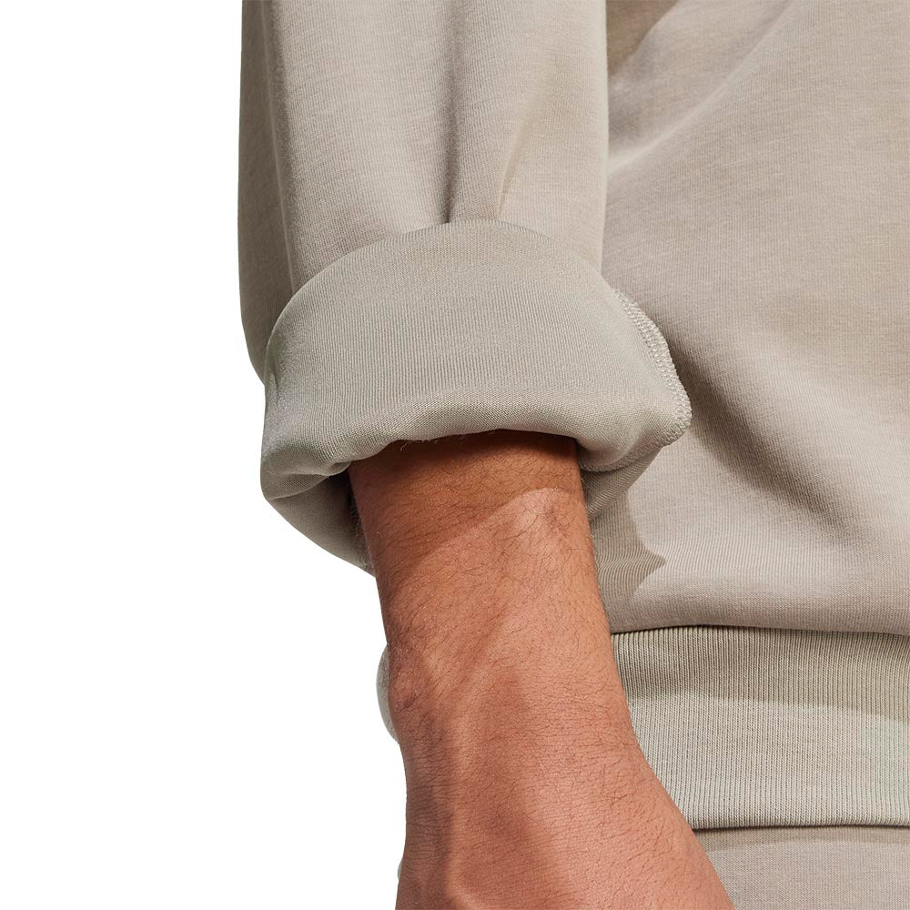 ADIDAS Future Icons 3 Bar Logo Men's Sweatshirt - Beige - 2XL (ASIAN SIZE)