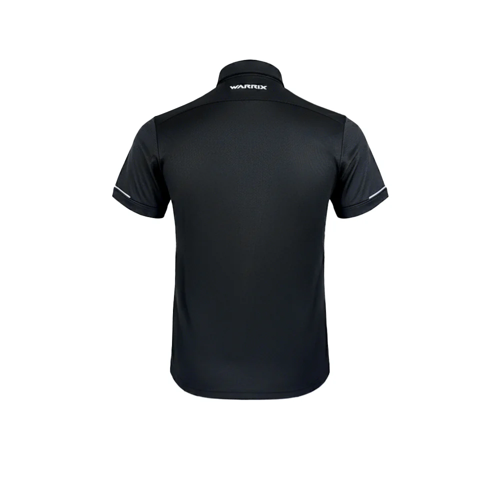WARRIX Changsuek Luminous Unisex Polo Shirt - Black - 2L