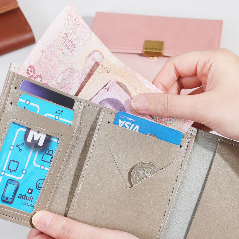 Konvy Ladies Simple Folding Wallet