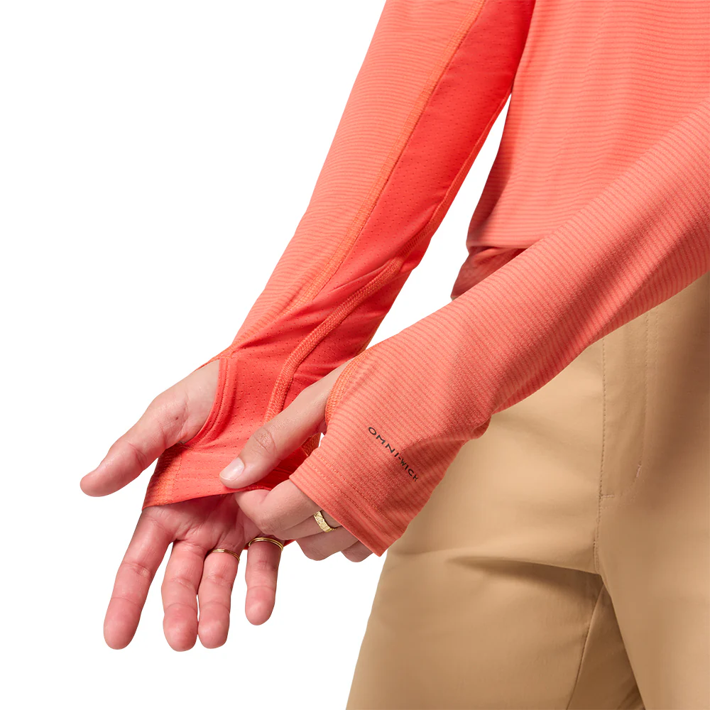 Женский свитшот Columbia Weekend Ascent™ Half Zip — цвет оранжевый, размер 2XL (американский размер)