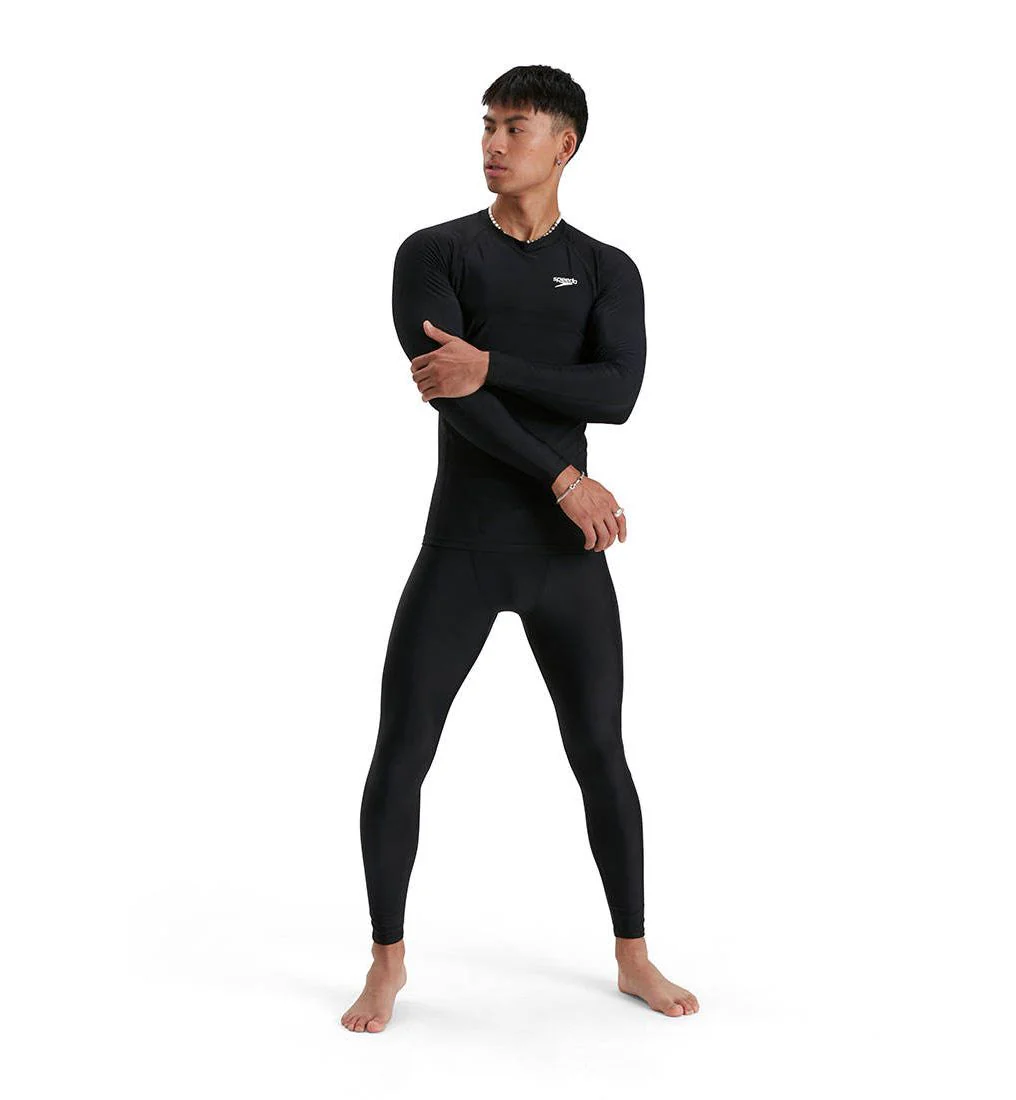 SPEEDO Long Sleeve Men's Rashguard - Black - 2XL (UK SIZE)