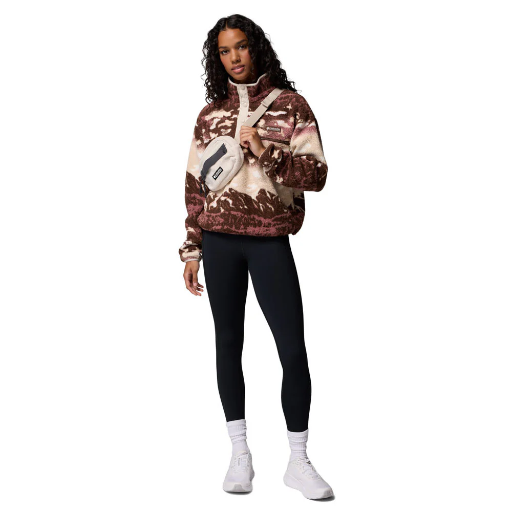 COLUMBIA Helvetia™ II Printed Cropped Half Snap Women's Sweatshirt