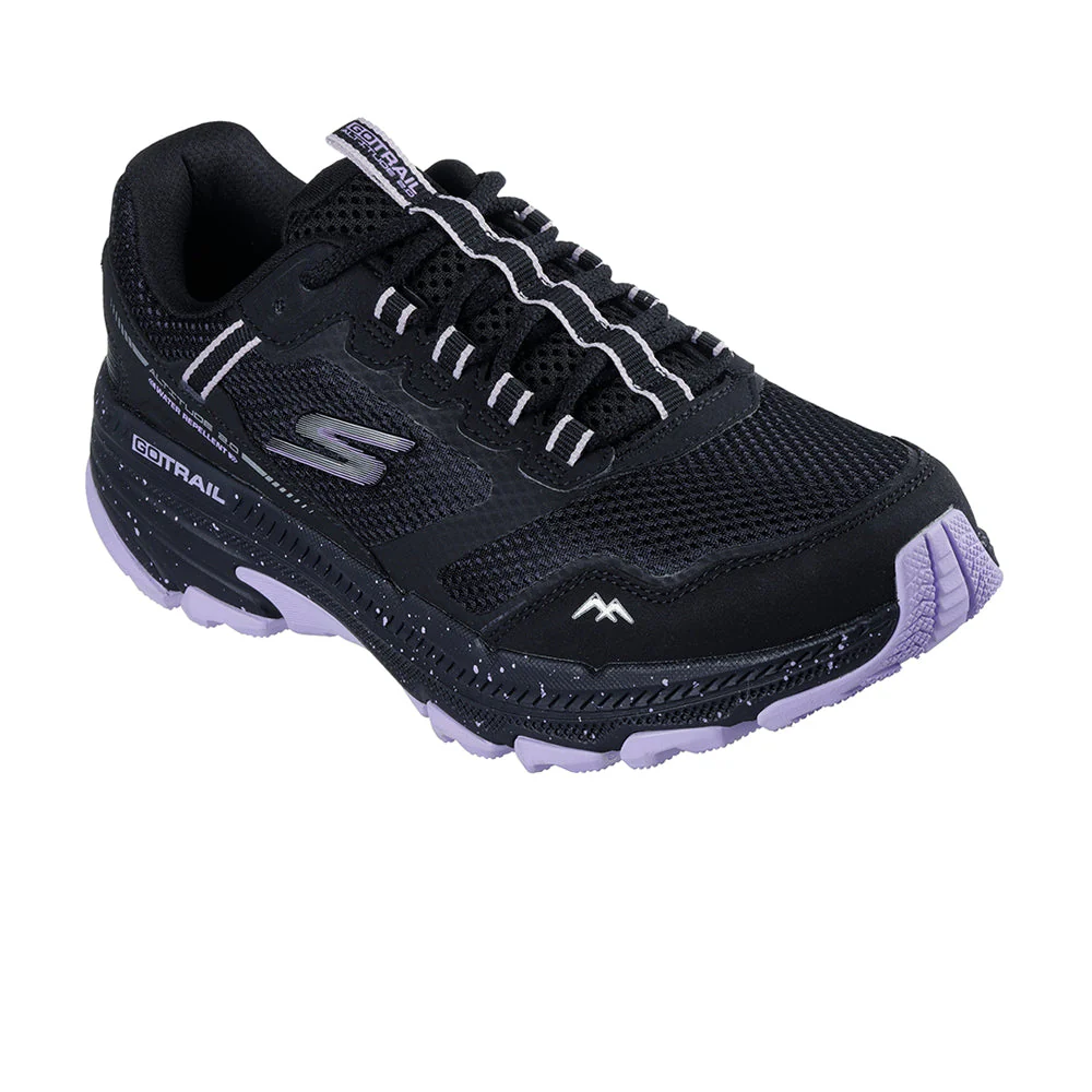 SKECHERS GOrun Trail Altitude 2.0 - Ravine Women's Trail Running Shoes - Black - US 10