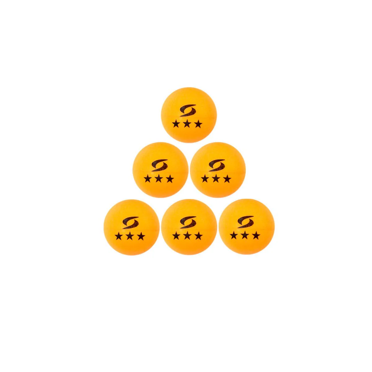 S SPORTS 3 Star 03 Table Tennis Ball - Orange - ONE SIZE