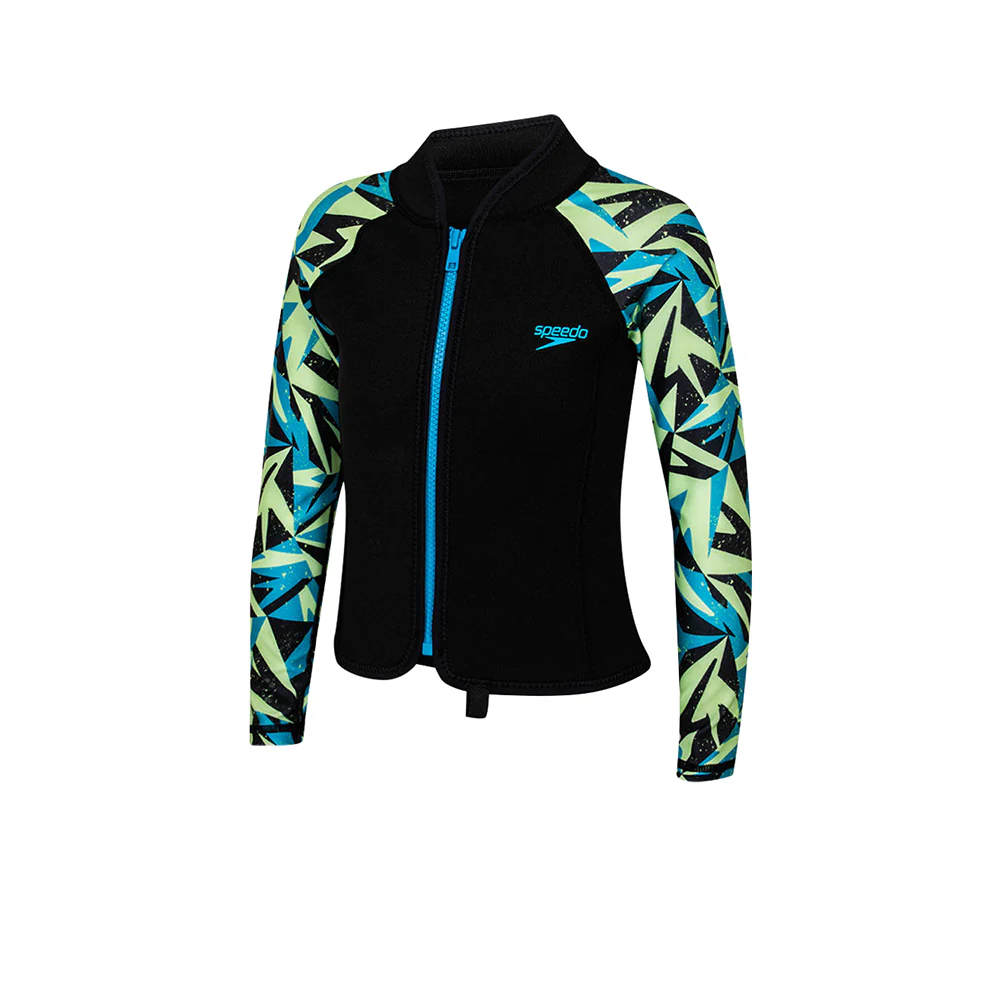 SPEEDO Combofit Boys Rashguard - Black - 10 YEARS