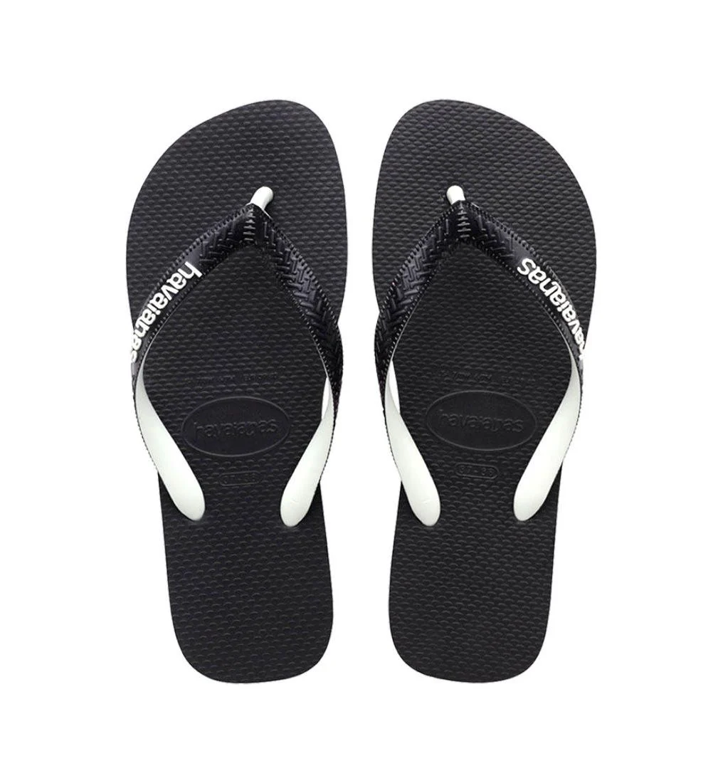 HAVAIANAS Top Mix Unisex Sandals - Black - EU 39
