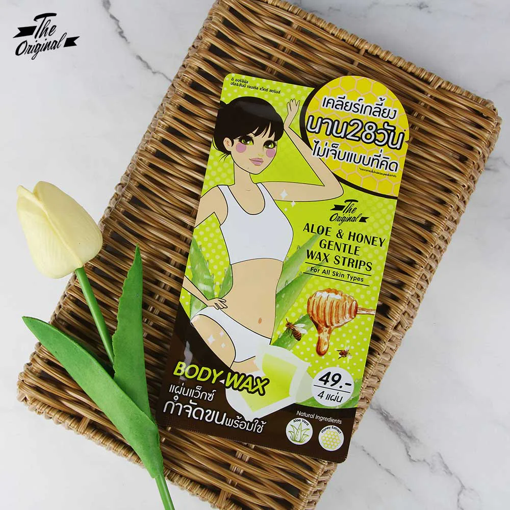 The original Aloe And Honey Gentle Wax Strips 16.9 г