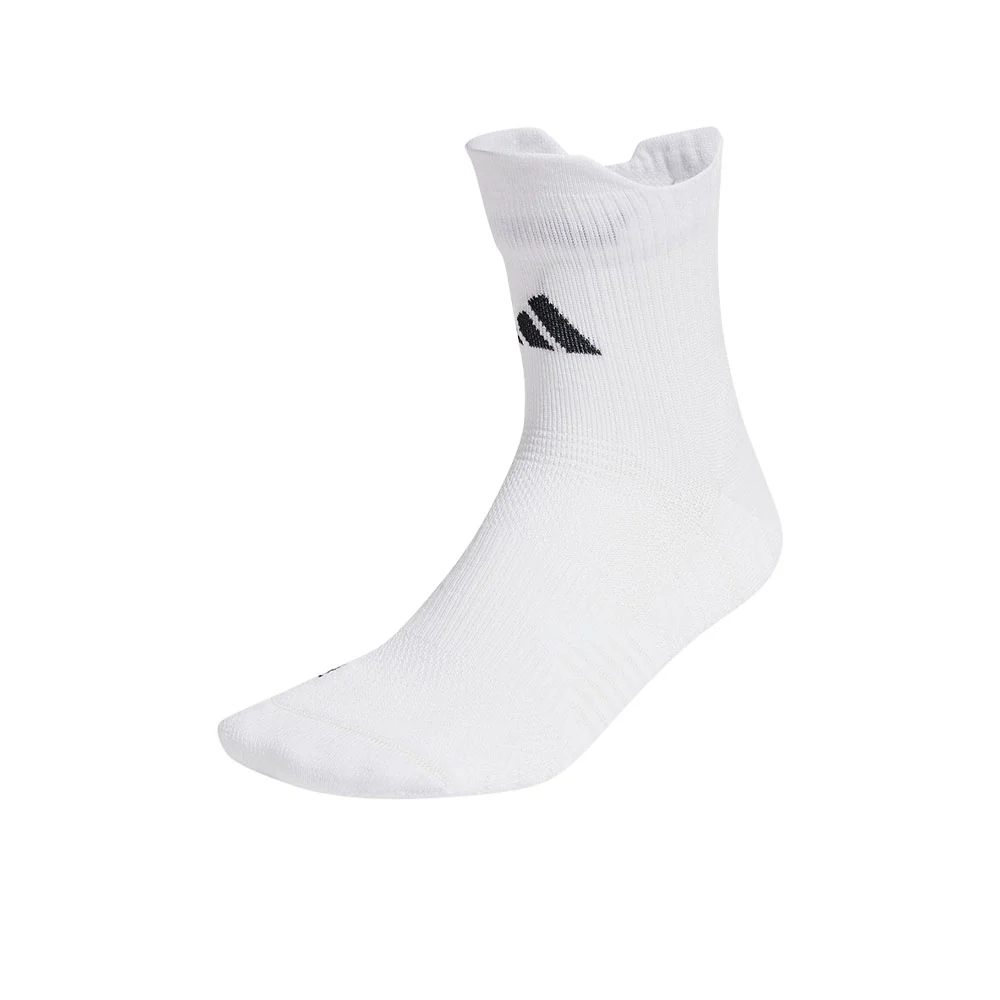 ADIDAS Run x Cushioned Unisex Running Socks - White - L (US SIZE)