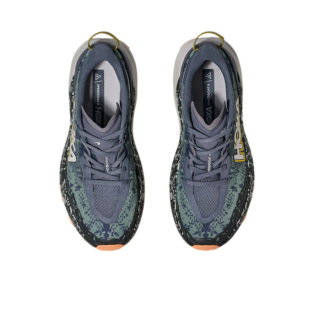 Женские трейловые беговые кроссовки Hoka Speedgoat 6 Wide — цвет мультиколор, размер US 6