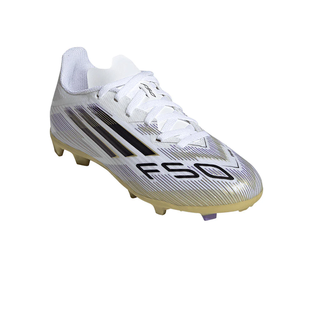 Детские футбольные бутсы Adidas F50 League Mg — цвет белый, 12 K